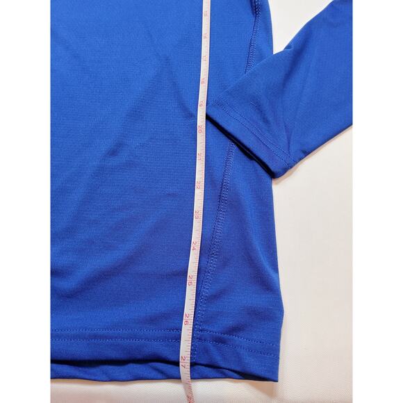 NWT. SPYDER ACTIVE QUARTER FRONT ZIP SIZE SMALL ROYAL BLUE - Picture 10 of 11
